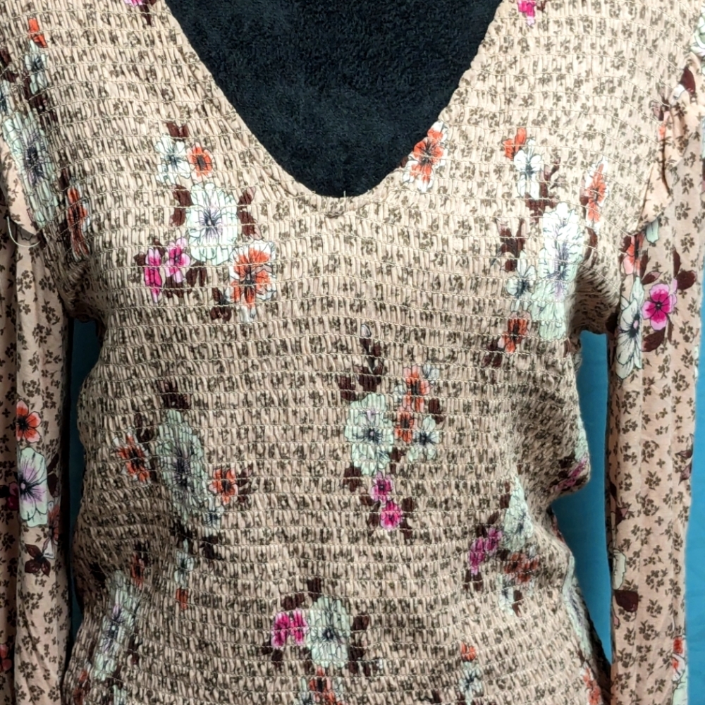 Floral Long-Sleeve Top